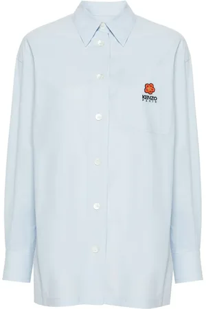 Kenzo Boke Flower logo-embroidered shirt