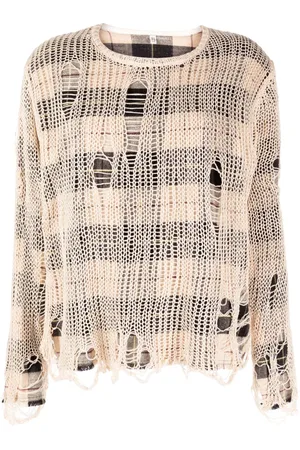 R13 Layered cotton jumper