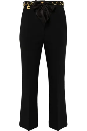 Elisabetta Franchi Belted cropped trousers