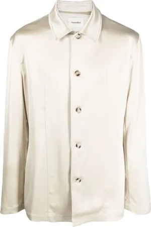 Nanushka Satin long-sleeve shirt