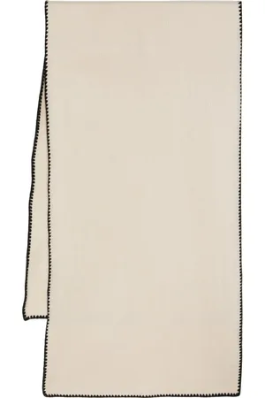 Totême Embroidered cashmere scarf