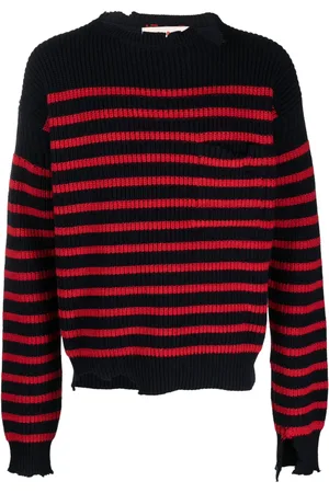 Marni Distressed striped jumpers
