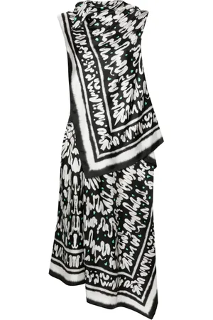 CHRISTIAN WIJNANTS Diatou graphic-print asymmetric dress