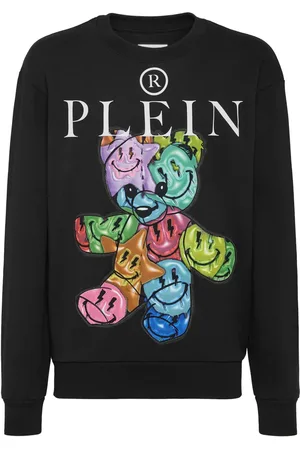 Philipp Plein Teddy bear-print cotton sweatshirt