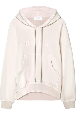 OFF-WHITE Laundry logo-embroidered cotton hoodie