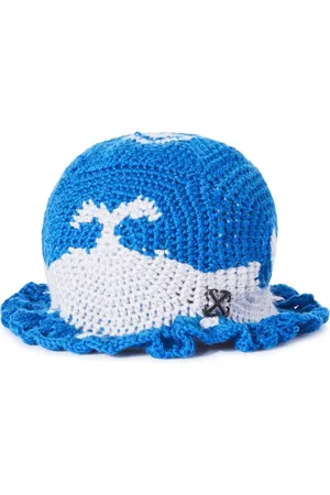 OFF-WHITE Crochet wool bucket hat