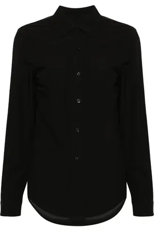R13 Organza-panel cotton shirt