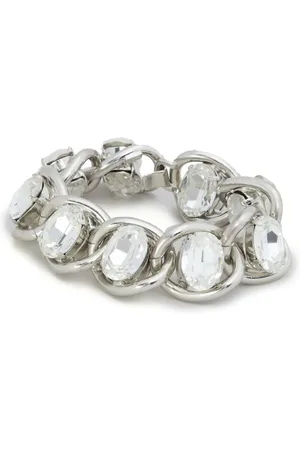 Marni Rhinestone-embellished chain bracelet
