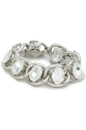 Marni Rhinestone-embellished chain bracelet