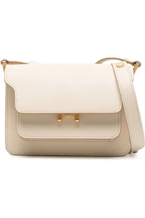 Marni Trunk leather crossbody bag
