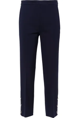 Twin-Set Straight-leg cropped trousers