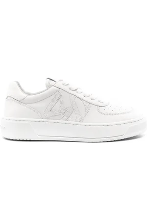 Stuart Weitzman Courtside Monogram leather sneakers