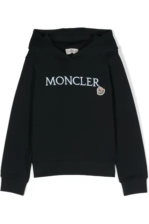 Moncler Embroidered-logo cotton hoodie