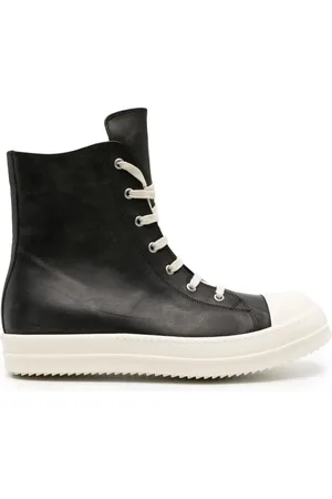 Rick Owens High-top leather sneakers