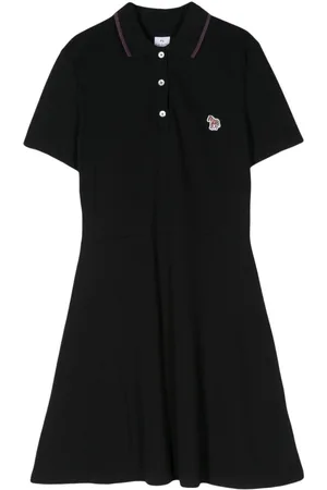 Paul Smith Zebra-appliqué cotton tennis dress