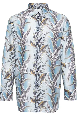Etro Botanical-print cotton shirt