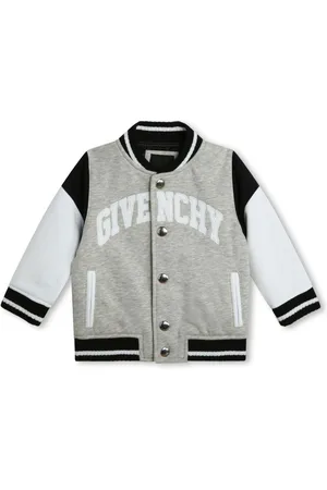 Givenchy Logo-appliqué panelled bomber jacket