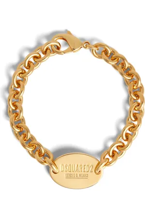 Dsquared2 Logo-engraved chain ID bracelet