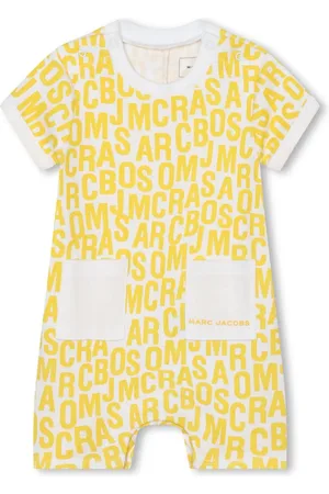 Marc Jacobs Logo-patterned jersey romper