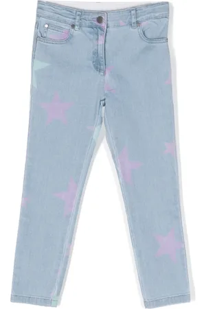 Stella McCartney Star-print cotton jeans