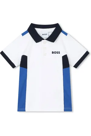 HUGO BOSS Logo-print cotton polo shirt
