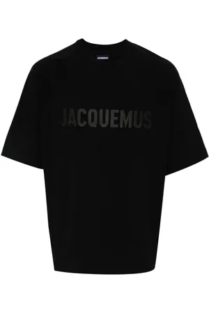 Jacquemus Le T-shirt Typo cotton top