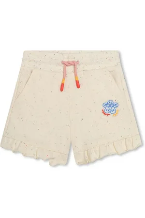Kenzo Logo-appliqué cotton shorts