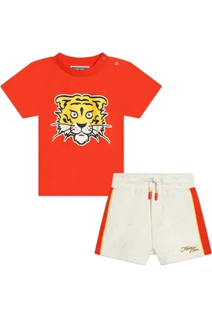 Kenzo Kotora-print cotton shorts set