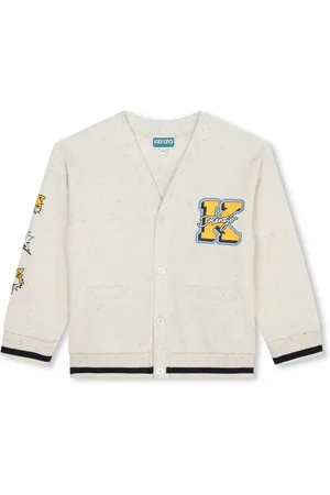 Kenzo Logo-print V-neck cardigan