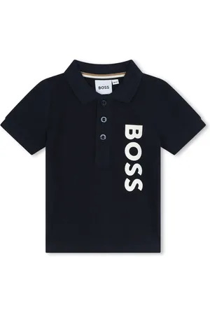 HUGO BOSS Logo-print cotton polo shirt