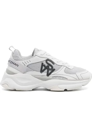 Stuart Weitzman Logo-patch mesh chunky sneakers