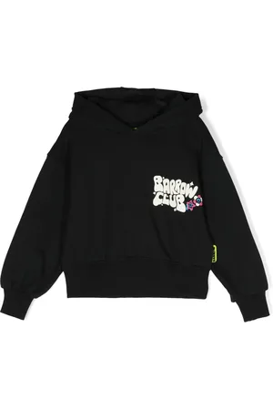 BARROW Logo-embellished cotton hoodie