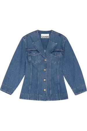 Ganni Tailored denim blazer
