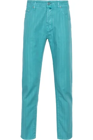 Jacob Cohen Scott slim-leg herringbone trousers