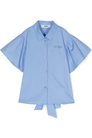 Msgm Poplin cropped shirt