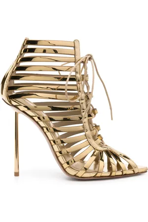 LE SILLA Cage 120mm patent-leather sandals