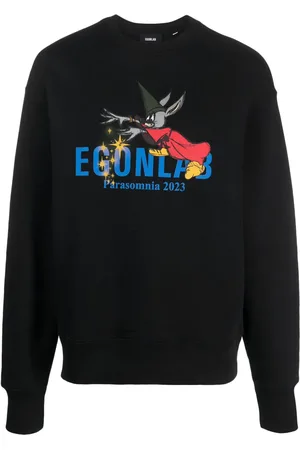 EgonLab Logo-print cotton sweatshirt