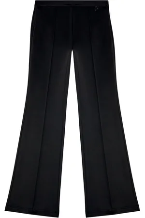 Diesel P-Maevy logo-plaque flared trousers