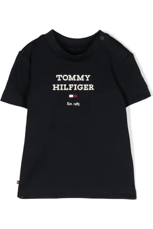 Tommy Hilfiger Logo-print crew-neck T-shirt