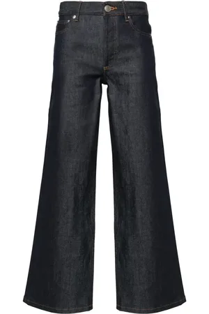 A.P.C. Elisabeth high-rise straight-leg cotton jeans
