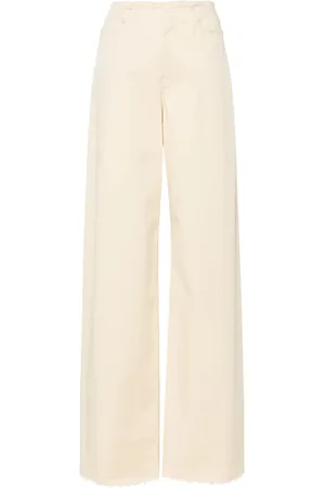 Maison Margiela Distressed wide-leg trousers