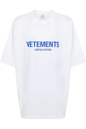 Vetements Logo-print cotton T-shirt