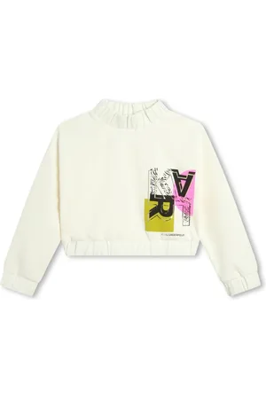 Karl Lagerfeld Graphic logo-print jersey sweatshirt