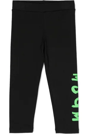 Msgm Logo-print jersey leggings