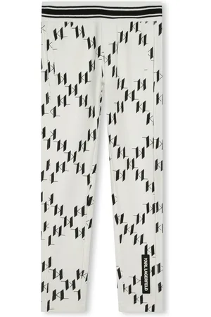 Karl Lagerfeld Monogram-print cotton track pants
