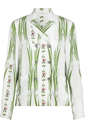 Giambattista Valli Jardin du Cap floral-print twill blouse