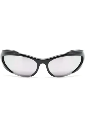 Balenciaga Reverse Xpander rectangle-frame sunglasses