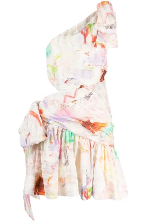 ALÉMAIS X Jedda Culley Daisy one-shoulder dress