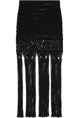 Alanui A Love Letter To India crochet skirt