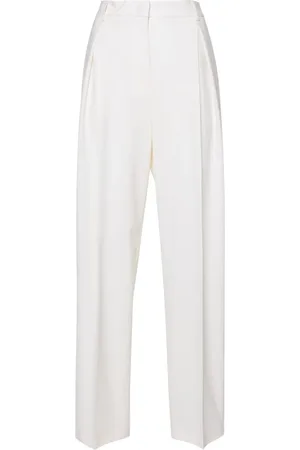 Msgm Pleated tailored wool trousers